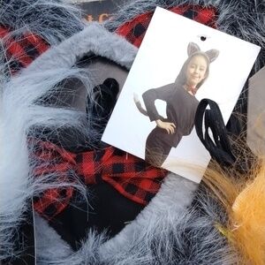 Deluxe Instant Costume Set of 4, cat or fox, set of 4. Costume Party